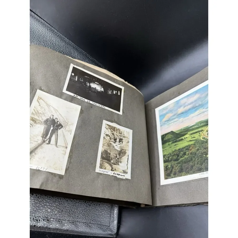1909 LAKE MICHIGAN TO PUGET SOUND Railroad Scrapbook W Real RR Worker Photos